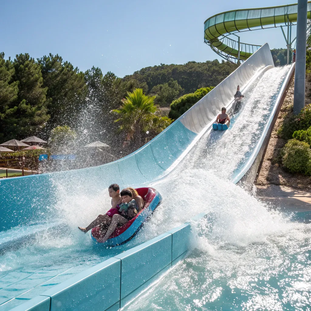 Thrilling Water Slide Experience at MORNAVETH